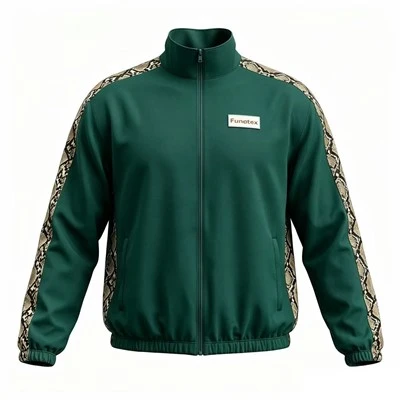 Men’s Stand-Collar Track Jacket With Side Stripe Tape best